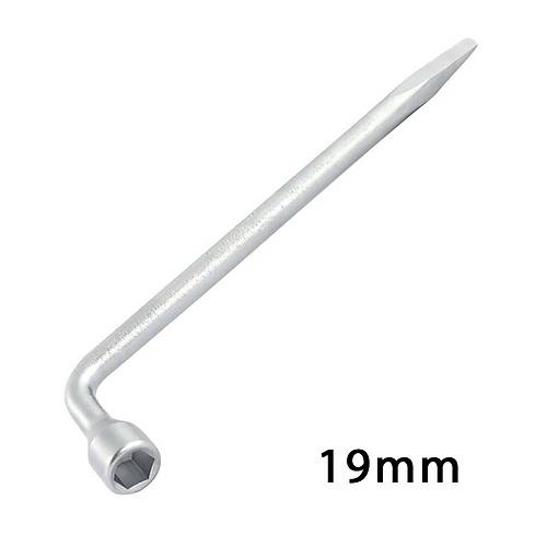 L Pipo Tip Tek Kol �elik Bijon Anahtar� 19mm