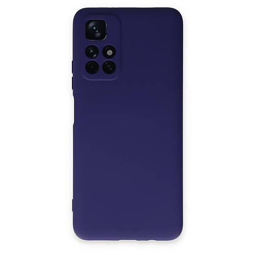 Redmi Note 11T K�l�f Nano i�i Kadife Silikon - Mor