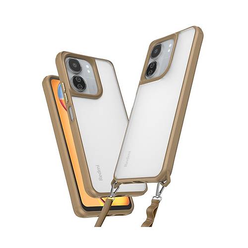 Redmi 13C K�l�f Penta Silikon K�l�f - ��l Titanyum