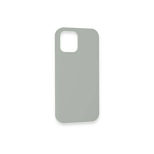 iPhone 12 Pro K�l�f Lansman Legant Silikon - A��k Gri