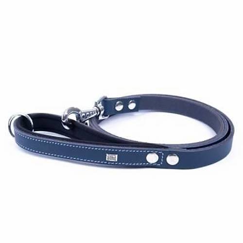 Konfor Klasik Deri K�pek Gezdirme Tasmas� Royalblue 2x140 Cm