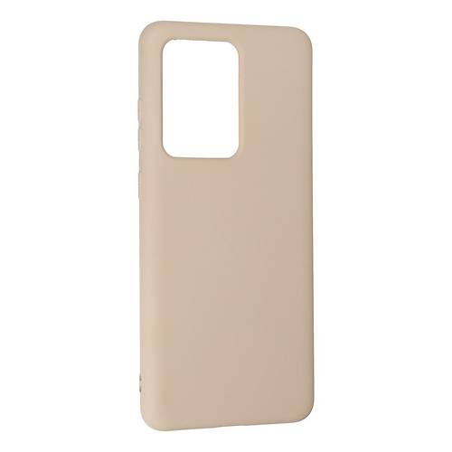 Galaxy S20 Ultra K�l�f Nano i�i Kadife Silikon - Pudra