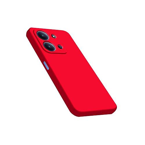 Redmi 15C 4G Nano i�i Kadife Silikon - K�rm�z�