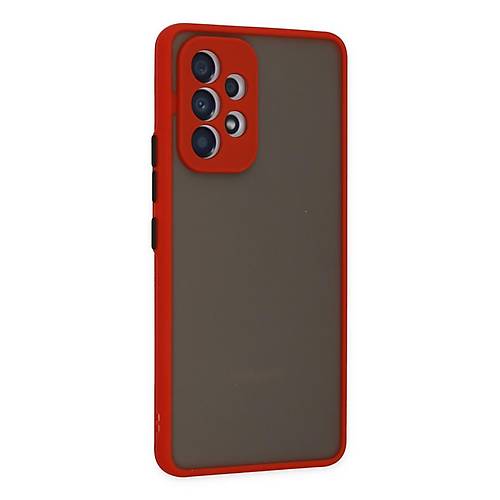 Galaxy A33 5G K�l�f Montreal Silikon Kapak - K�rm�z�
