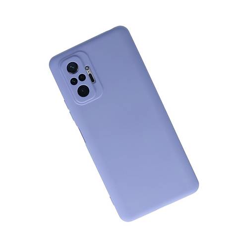 Redmi Note 10 Pro K�l�f Nano i�i Kadife Silikon - Lila