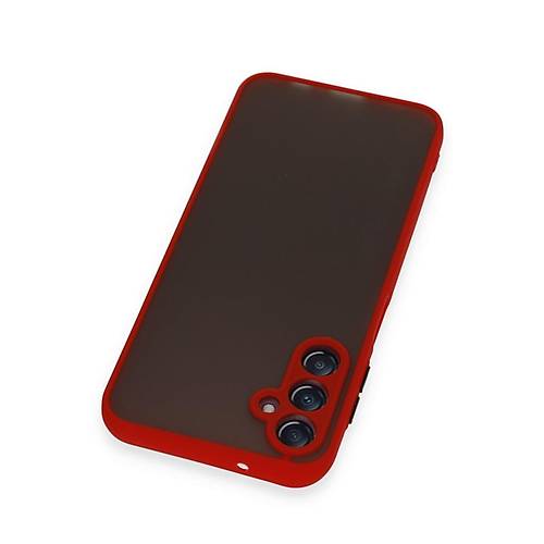 Galaxy A25 5G K�l�f Montreal Silikon Kapak - K�rm�z�