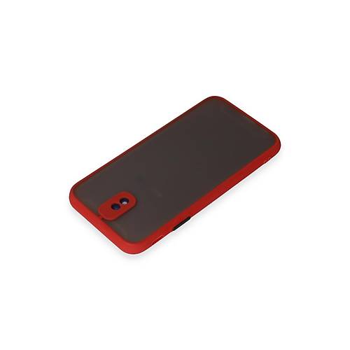 Galaxy J7 Pro / J730 K�l�f Montreal Silikon Kapak - K�rm�z�