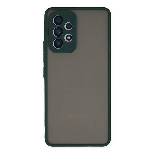 Galaxy A33 5G K�l�f Montreal Silikon Kapak - Ye�il