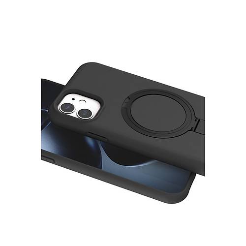 iPhone 11 Regal Magsafe Standl� Kapak - Titan Gri