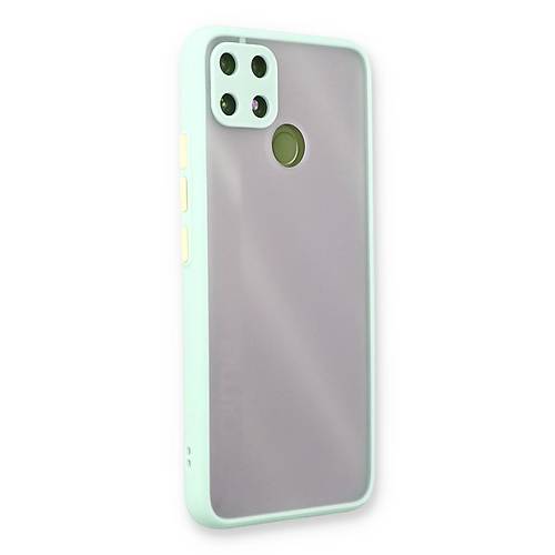Realme C25 K�l�f Montreal Silikon Kapak - Turkuaz