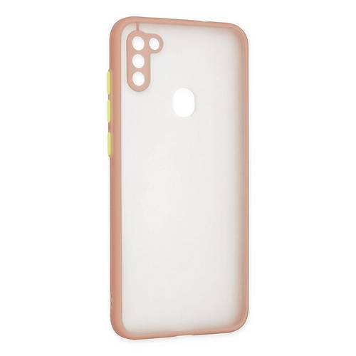 Galaxy A11 K�l�f Montreal Silikon Kapak - Pembe