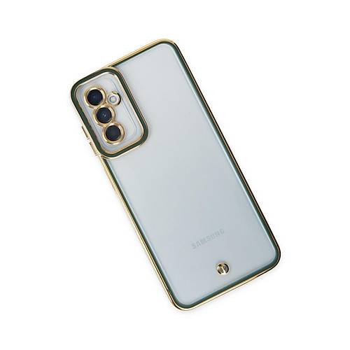 Galaxy M23 K�l�f Liva Lens Silikon - Ye�il