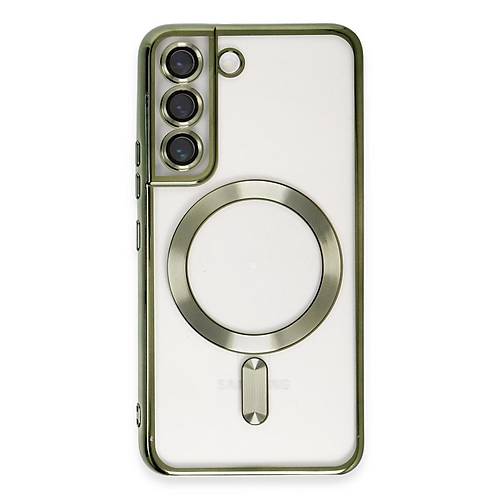 Galaxy S22 K�l�f Kross Magneticsafe Kapak - Koyu Ye�il