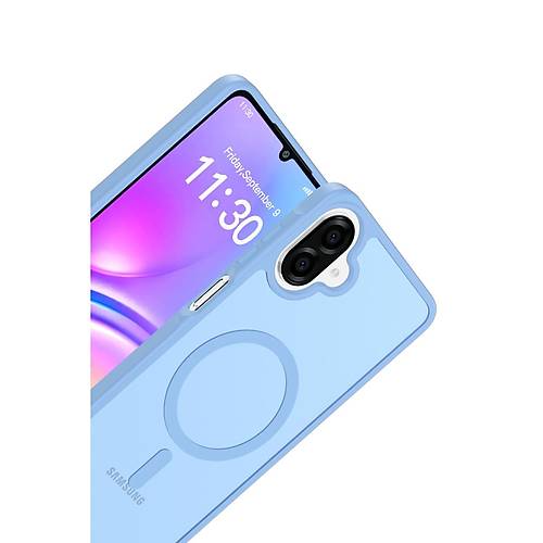 Galaxy A07 4G Jota Magsafe Kapak - A��k Mavi