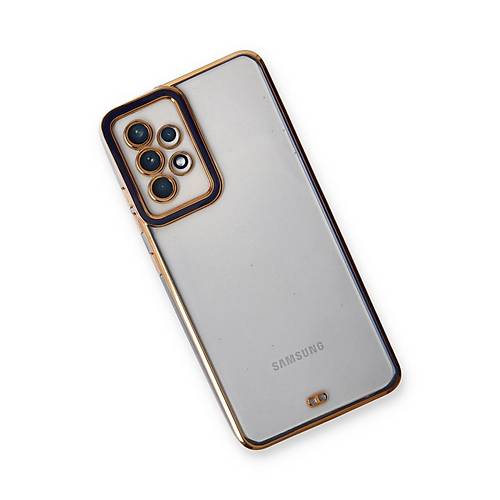 Galaxy A33 5G K�l�f Liva Lens Silikon - Mavi