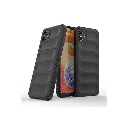 Galaxy A04E K�l�f Optimum Silikon - Siyah