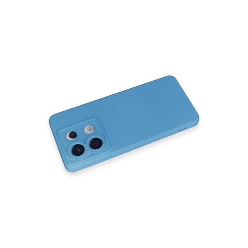 Redmi Note 13 Pro 5G K�l�f Nano i�i Kadife Silikon - Mavi