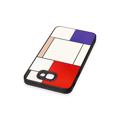 Galaxy J7 Prime K�l�f Mirror Desenli Kapak - Mirror - 9