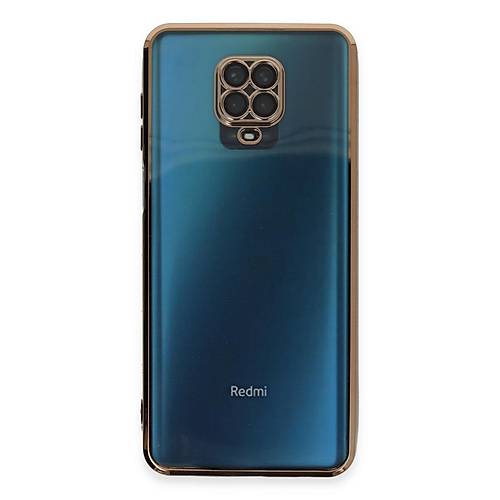 Redmi Note 9 Pro K�l�f Razer Lensli Silikon - Gold