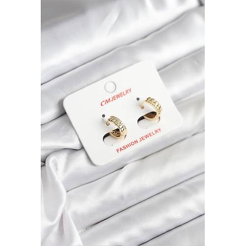 14K Gold Renk Kaplama CM Kad�n K�pe