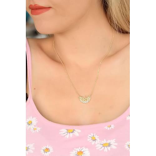 Zirkon Ta�l� Bayan Kolye