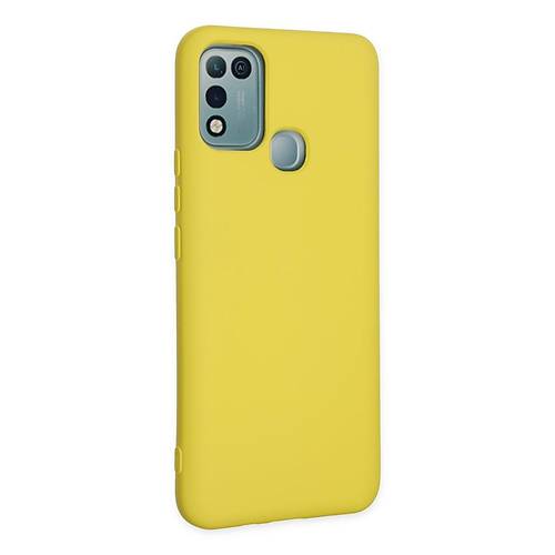 Hot 10 Play K�l�f Nano i�i Kadife Silikon - Sar�