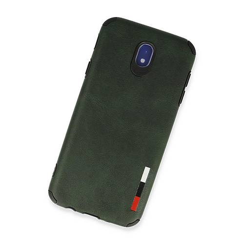 Galaxy J7 Pro / J730 K�l�f Loop Deri Silikon - Ye�il
