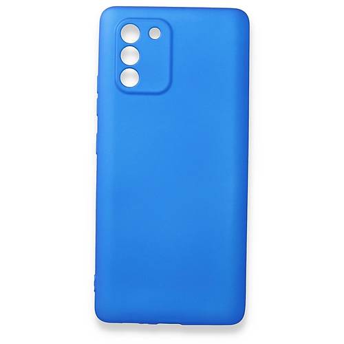 Galaxy A91 / S10 Lite K�l�f First Silikon - Mavi