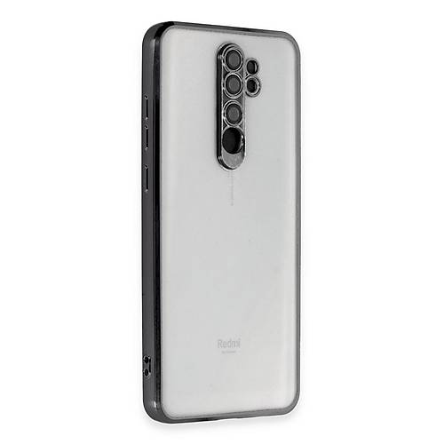 Redmi Note 8 Pro K�l�f Razer Lensli Silikon - Siyah