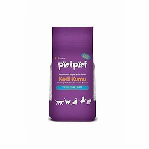 Pudra Kokulu Topaklanan Bentonit Kal�n Taneli Kedi Kumu 2x10 Kg