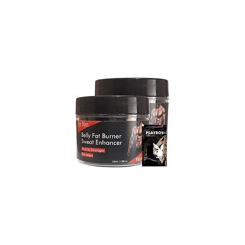 Belly fatBurner Ya�lar� eritmek i�in masaj bak�m kremi 2x100 ml+1 Adet Jel ile