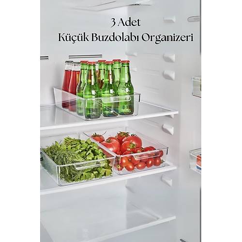 3 L� Buzdolab� Organizeri & Buzdolab� D�zenleyici 3 lt