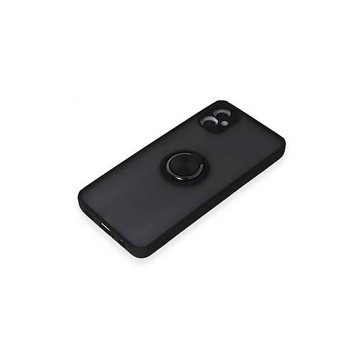 Galaxy A05 K�l�f Montreal Y�z�kl� Silikon Kapak - Siyah