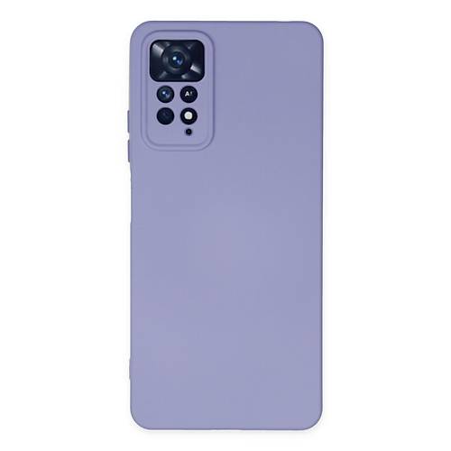 Redmi Note 11 Pro K�l�f Nano i�i Kadife Silikon - Lila