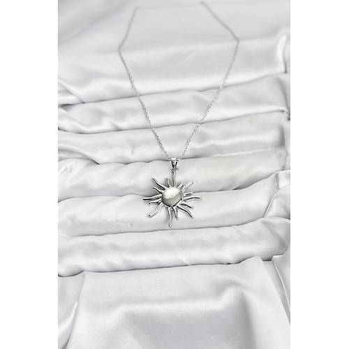 316L �elik Zincir G�m�� Renk G�ne� Model Kad�n Kolye