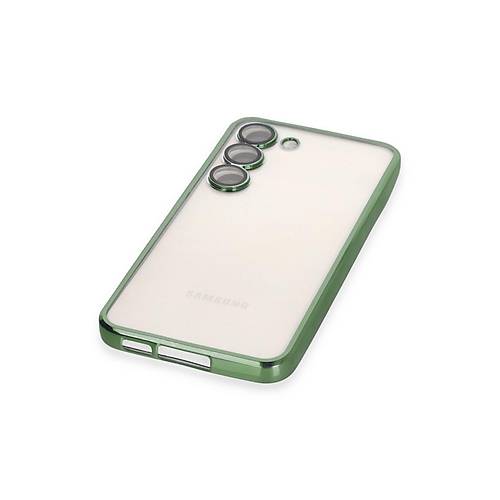 Galaxy S23 K�l�f Razer Lensli Silikon - Ye�il