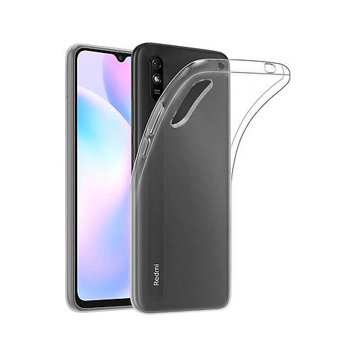 Redmi 9A K�l�f L�x �effaf Silikon - �effaf