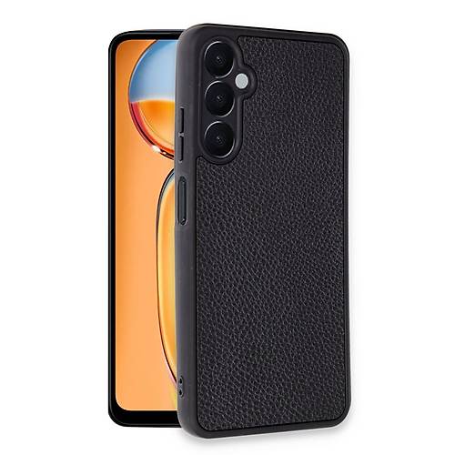 Galaxy A56 K�l�f Aras Deri Kapak - Siyah