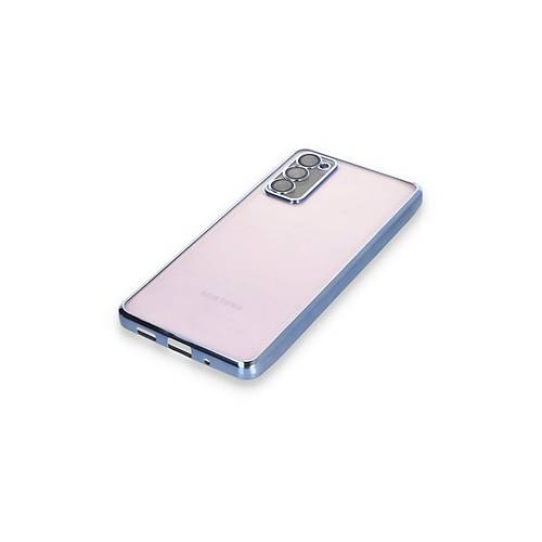 Galaxy S20 FE K�l�f Razer Lensli Silikon - A��k Mavi