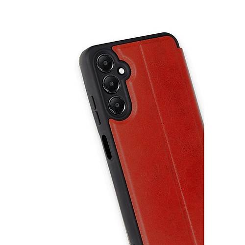 Galaxy A16 5G K�l�f Flip Cover - K�rm�z�