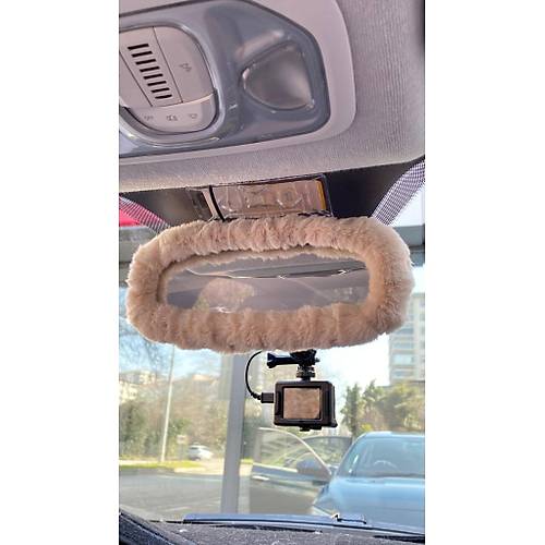 Pelu� Dikiz Ayna K�l�f� S�s Bej