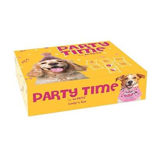 Party Time Di�i K�pekler ��in Do�um G�n� Seti 20x20x7 Cm