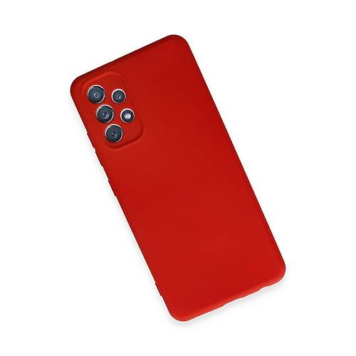 Galaxy A32 K�l�f First Silikon - K�rm�z�