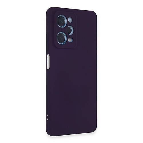 Redmi Note 12 Pro 5G K�l�f Nano i�i Kadife Silikon - Mor