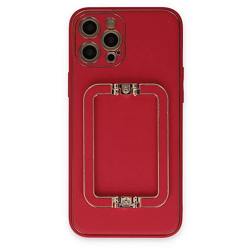 iPhone 12 Pro Max K�l�f Coco Elit Kapak - K�rm�z�