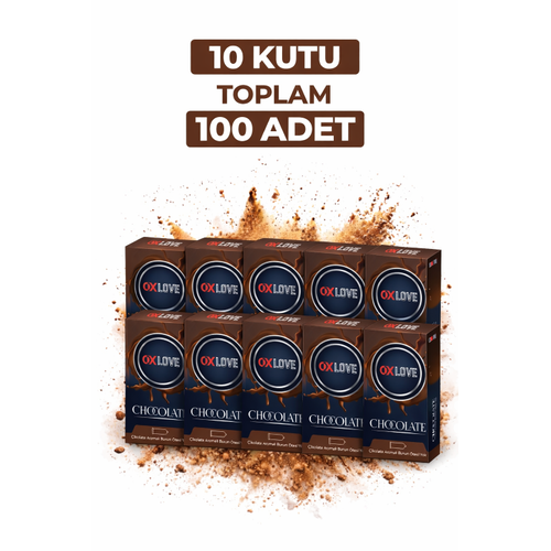 OxLove Chocolate Aromal� Prezervatif 10'lu 10 Kutu