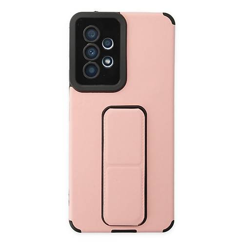 Galaxy A53 5G K�l�f Mega Standl� Silikon - Pudra