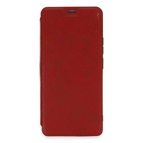 Redmi Note 13 4G K�l�f Flip Cover - K�rm�z�