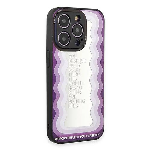 iPhone 12 Pro K�l�f Mirror Desenli Kapak - Mirror - 5