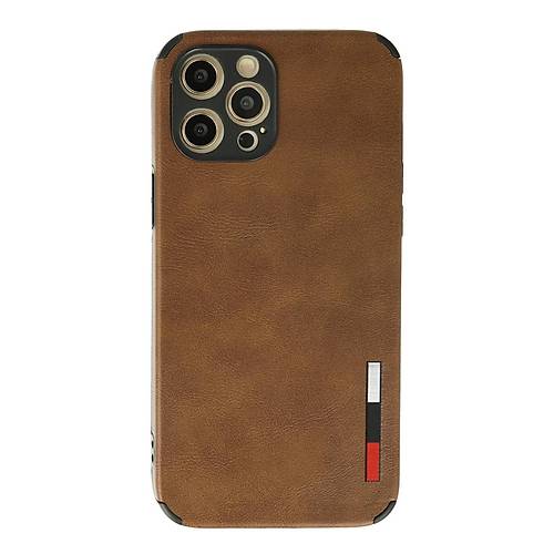 iPhone 12 Pro Max K�l�f Loop Deri Silikon - Kahverengi